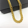 Fashion Cuban Chain Stainless Steel Jewelry Gold Plated Gold Jewelry Necklace